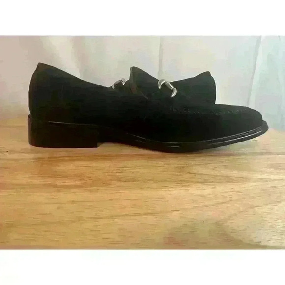 Zengara Men\'s Black Shoes Elegant Dressy Slip-On Leather Loafers - Size 8.5‎ main image 10